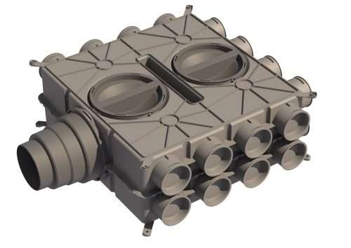 Gaisa sadales kolektors DBOX 816 - Ventilācijas sistēmas ierīkošana, kondicionieru, siltumsūkņu uzstādīšana, montāža, veikals