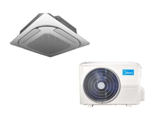 Midea Kasetes tipa griestu kondicionieris MCD1-24HRFNX-QRD0W(GA), MOX430U-24HFN8-QRD0W(GA) - Ventilācijas sistēmas ierīkošana, kondicionieru, siltumsūkņu uzstādīšana, montāža, veikals