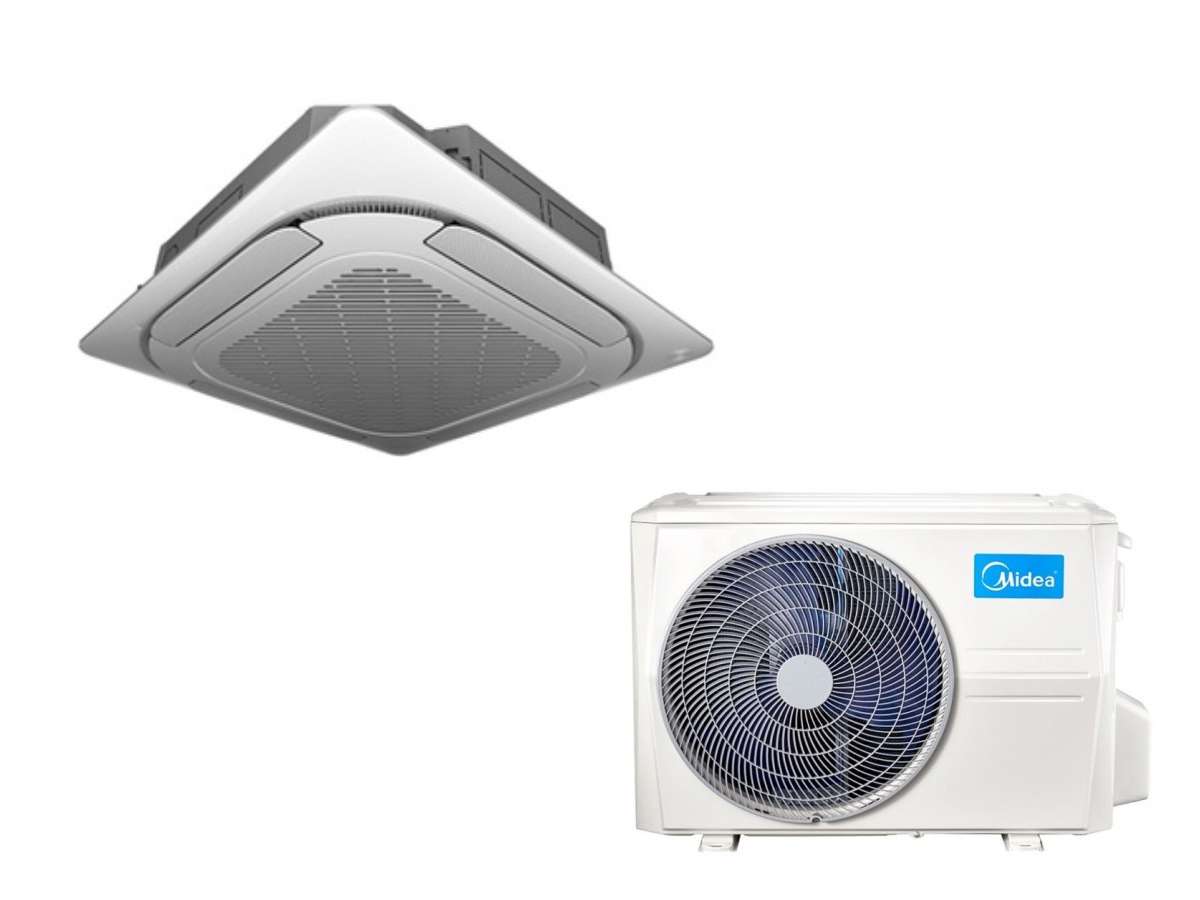 Midea Kasetes tipa griestu kondicionieris MCD1-36HRFNX-QRD0W(GA), MOD30U-36HFN8-RRD0W(GA) - Ventilācijas sistēmas ierīkošana, kondicionieru, siltumsūkņu uzstādīšana, montāža, veikals Midea Kasetes tipa griestu kondicionieris MCD1-36HRFNX-QRD0W(GA), MOD30U-36HFN8-RRD0W(GA) - Ventilācijas sistēmas ierīkošana, kondicionieru, siltumsūkņu uzstādīšana, montāža, veikals