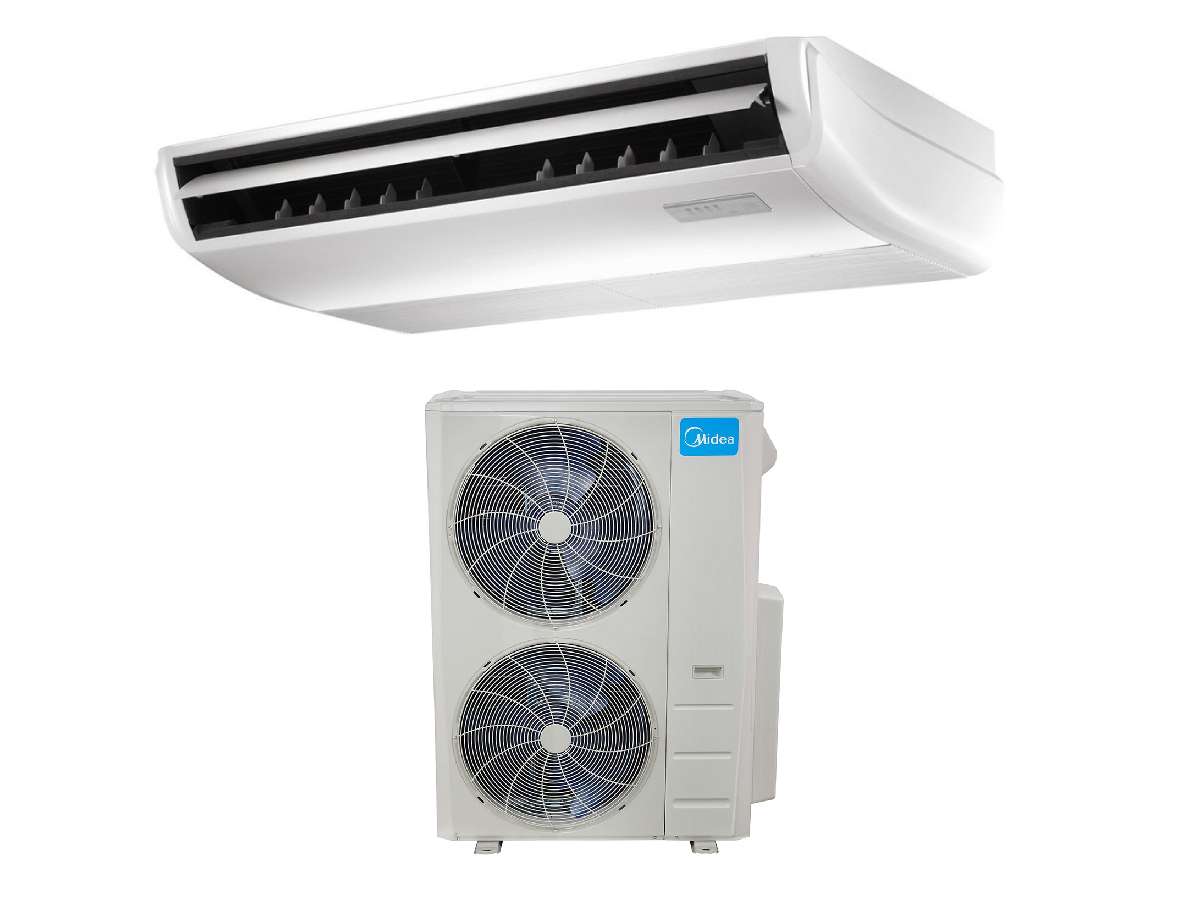 Midea Sienas-griestu kondicionieris MUE-55HRFNX-QRD0W(GA), MOE30U-55HFN8-RRD0W(GA) - Ventilācijas sistēmas ierīkošana, kondicionieru, siltumsūkņu uzstādīšana, montāža, veikals Midea Sienas-griestu kondicionieris MUE-55HRFNX-QRD0W(GA), MOE30U-55HFN8-RRD0W(GA) - Ventilācijas sistēmas ierīkošana, kondicionieru, siltumsūkņu uzstādīšana, montāža, veikals