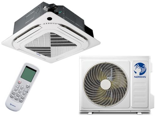 NORDIS FOUR-WAY CASSETTE KONDICIONIERIS 7,03kW NIC-NOA 24 - Ventilācijas sistēmas ierīkošana, kondicionieru, siltumsūkņu uzstādīšana, montāža, veikals